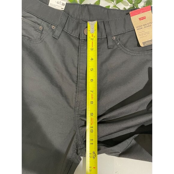 Levi’s Black High-Waisted Tapered Leg Mom Jeans Size 29x30 - Picture 11 of 13